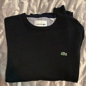 LACOSTE black sweater
